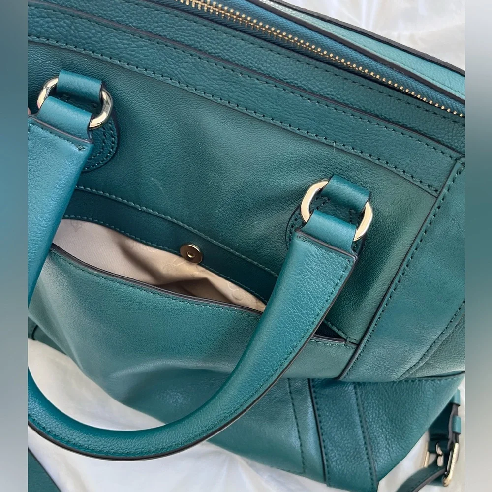 Cole Haan Teal Leather Satchel